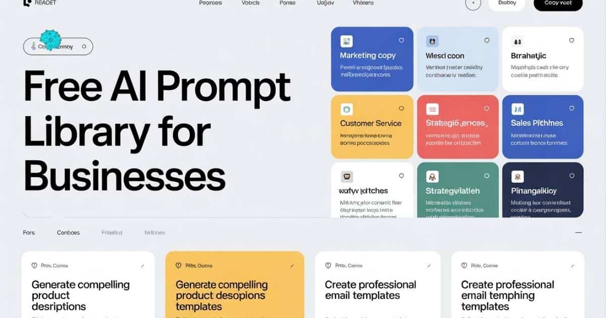 Prompt Library Format Free AI Prompt Library for Businesses: Smart Growth Guide - BizBotLogic