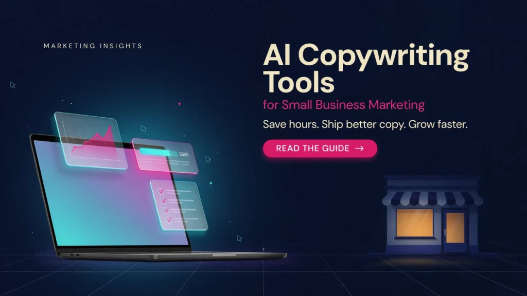 Small business team optimizing their website copy using semantic AI copywriting tools.